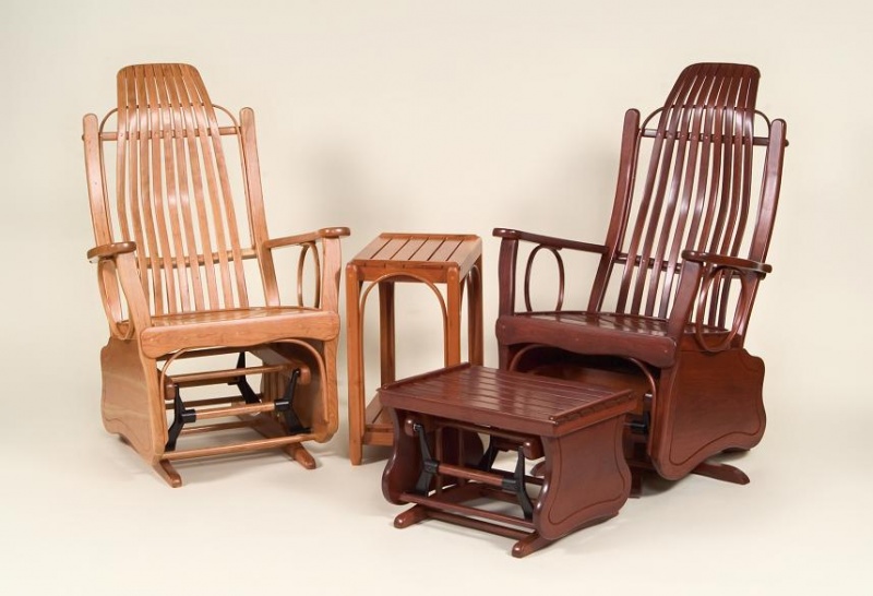 Cherry Glider | Carriage House Furnishings